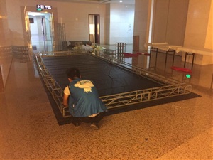 招商銀行--“尋找改變世界的中國少年”選拔大賽搭建現場